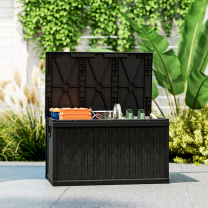 70 Gallon Resin Deck Box with Handles