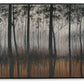 Philyra - Black / Orange / Silver - Wall Art