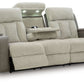 WhipLash - Power Reclining Sofa With Adj Headrest - Sisal