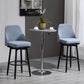 Extra Tall Swivel Bar Stools Set of 2 - Light Grey