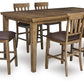 Urbinforte - Counter Height Extension Dining Table Set