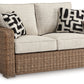 Beachcroft - Beige - Loveseat With Cushion