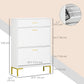 Modern Shoe Cabinet Storage 12 Pair Shoe Organizer with 2 Flip Doors Drawer and Adjustable Shelf White