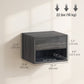 Floating Wall-Mounted Nightstands Set of 2 with Drawer - Grey
