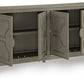 Darlock - Accent Cabinet - Warm Gray