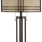Hanswell - Metal Table Lamp  - Dark Brown