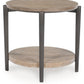 Dyonton - Light Grayish Brown - Round End Table