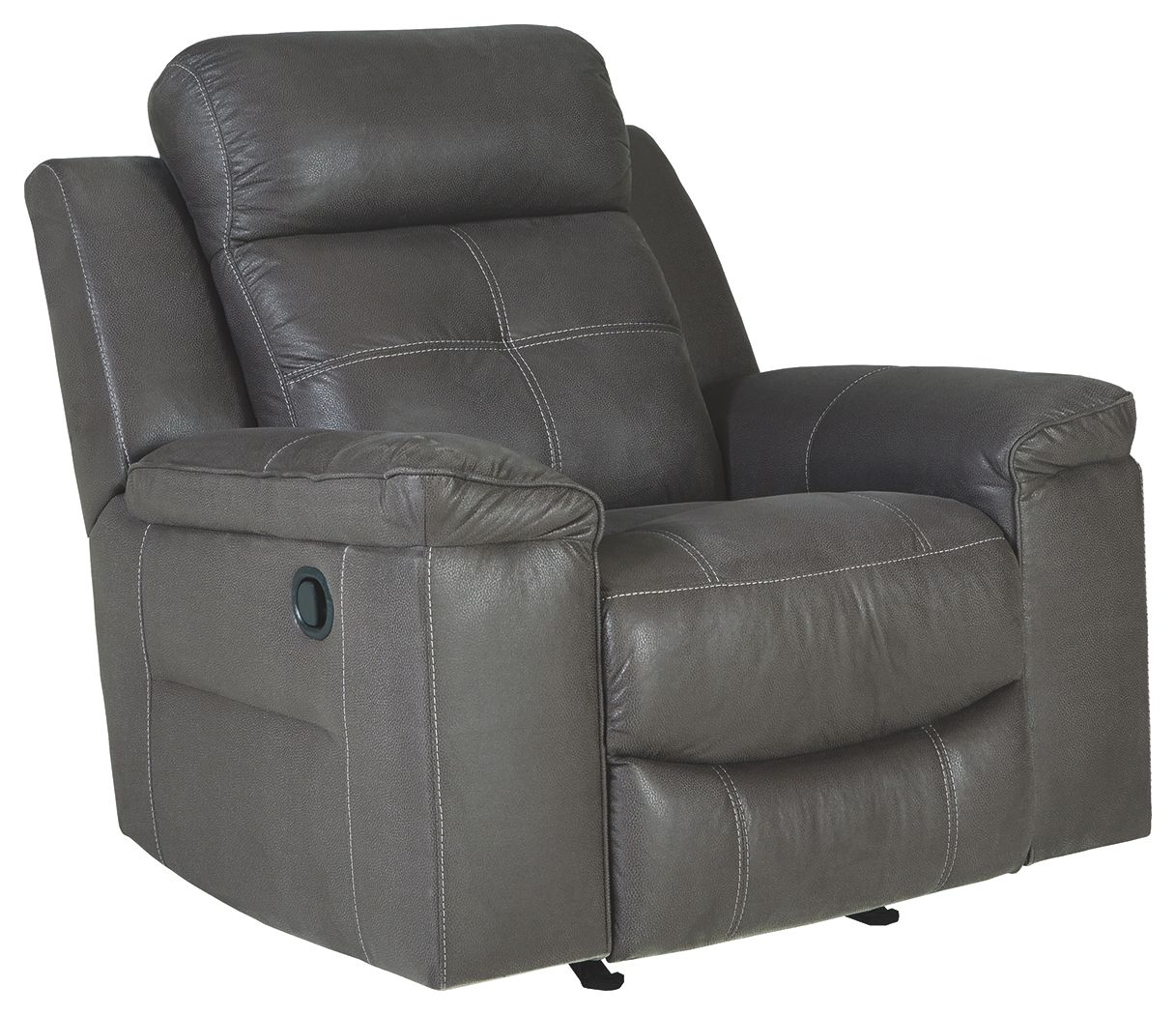 Jesolo - Dark Gray - Rocker Recliner - Faux Leather