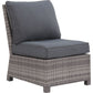 Salem - Gray - Armless Chair W/Cushion