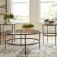 Kellyco - Gunmetal - Occasional Table Set (Set of 3)