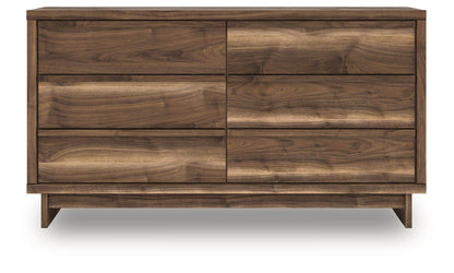 Chirason - Brown - Six Drawer Dresser - Forward Furniture