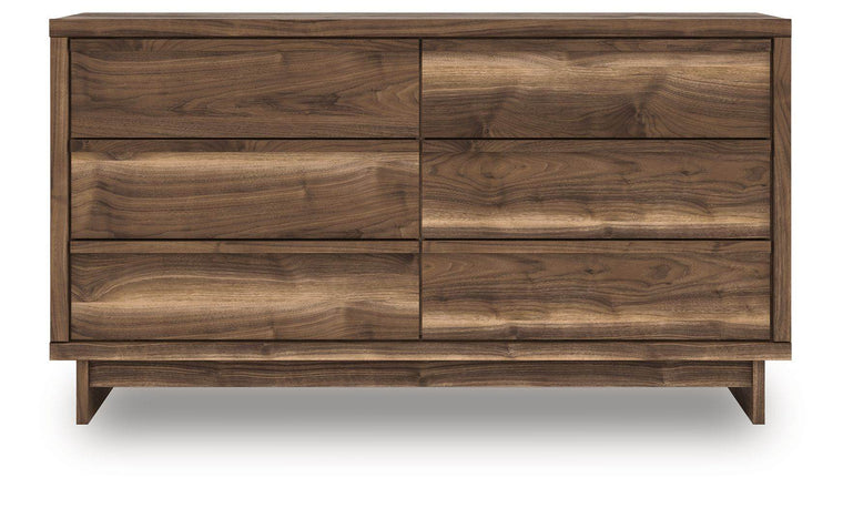 Chirason - Brown - Six Drawer Dresser - Forward Furniture