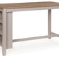 Harperfeld - Rectangular Dining Room Counter Table - Natural / Gray