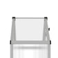 6.3' x 2.3' x 6.1' Outdoor Polycarbonate Greenhouse with 3-Tier Shelves, Cold Frame Greenhouse with Sliding Door and Aluminum Frame