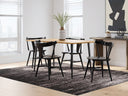 5 Pc. Table, 4 Chairs