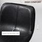 Bar Stools Set of 2, Upholstered Counter Height Bar Chairs, Kitchen Stools with Steel Legs