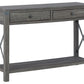 Freedan - Grayish Brown - Console Sofa Table