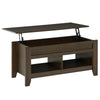 Lift Top Coffee Table with Hidden Storage - Dark Walnut