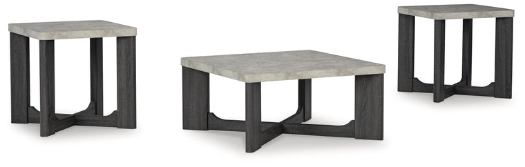 Sharstorm - Two-tone Gray - Occasional Table Set (Set of 3) - Forward Furniture