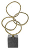 Wellcott - Sculpture - Gold Finish / Black
