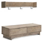 Oliah - Natural - Bench With Coat Rack