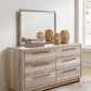 Hasbrick - Tan - Dresser And Mirror