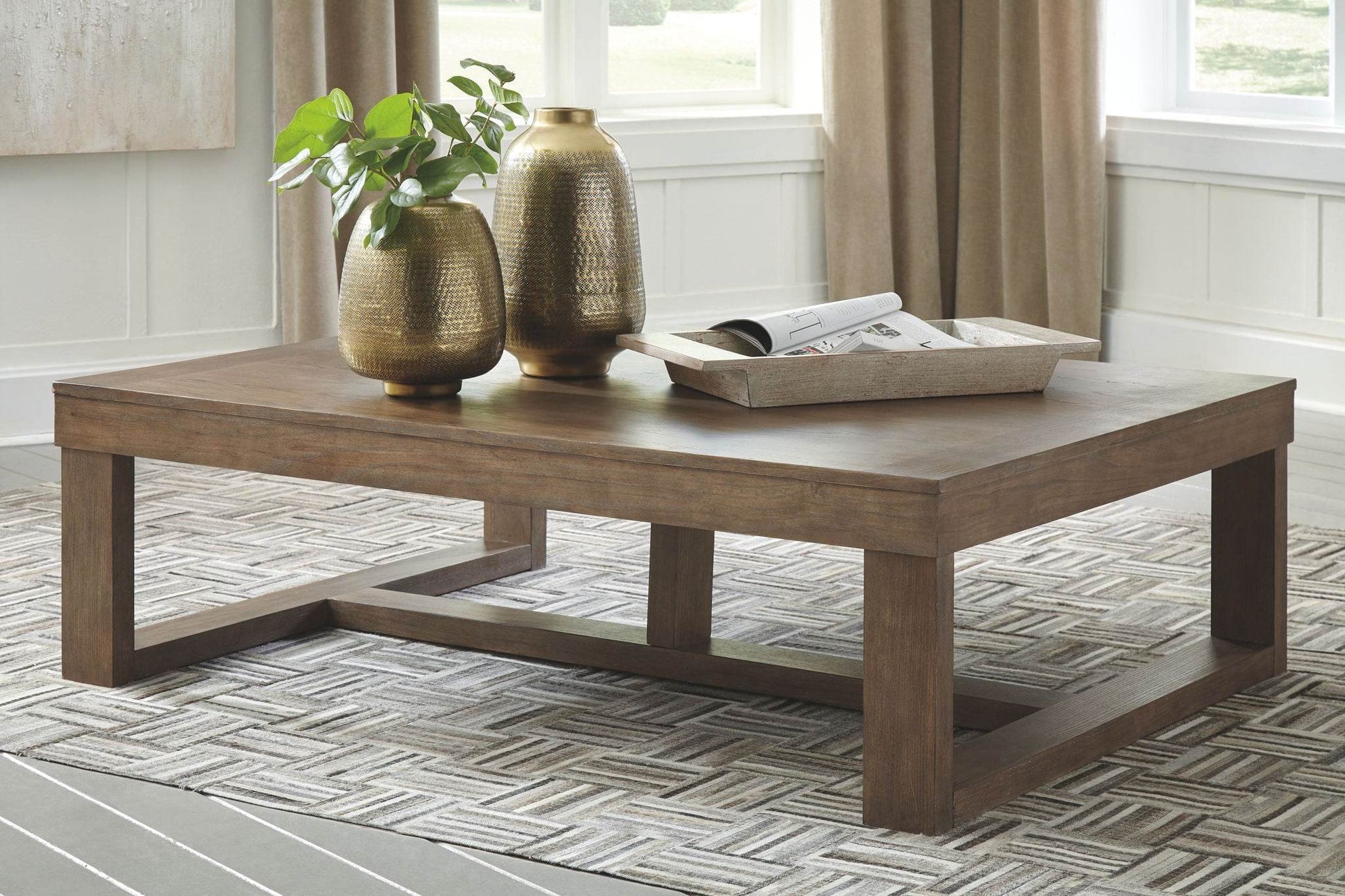 Cariton - Gray - Rectangular Cocktail Table - Forward Furniture