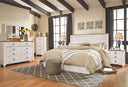 4 Pc. Panel Headboard, Dresser, Mirror, Chest