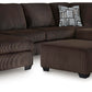 Kimlee - Sectional And Ottoman Set
