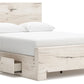 Lawroy - Panel Bed With Storage