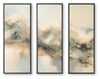 Larrondale - Wall Art Set (Set of 3) - Black / Gray / Brown