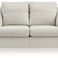 Genoa - Coconut - Loveseat - Leather Match