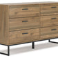 Deanlow - Honey - Six Drawer Dresser