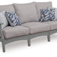 Cove Beach - Sofa With Cushion - Gray