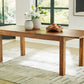 Dressonni - Brown - Rectangular Dining Room Butterfly Extension Table