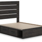 Hollivern - Panel Bed With Storage