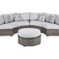 Harbor Court - Dark Gray - 3 Pc. - Sectional Lounge Set