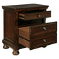 Porter - Dark Brown - Two Drawer Night Stand