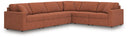 6 Pc. Sectional With Laf Corner Chair And Raf Corner Chair