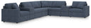 8 Pc. Sectional With 2 Storage Consoles
