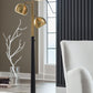 Sorcha - Metal Floor Lamp - Gold Finish / Black