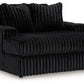 Midnight-madness - Onyx - Oversized Chaise