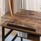 Adjustable Drafting Table Art Desk Drawing Table Craft Desk Workstation for Painting Multifunctional Writing Desk with Tiltable Tabletop and Storage Shelf Rustic Brown
