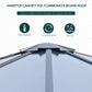 10x10ft Hardtop Gazebo with Aluminum Frame, Polycarbonate Gazebo Canopy with Curtains and Netting
