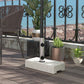 55 lbs Half Granite Parasol Base, Outdoor Umbrella Stand Weight for 1.3", 1.5", 1.9" Umbrella Poles, Grey