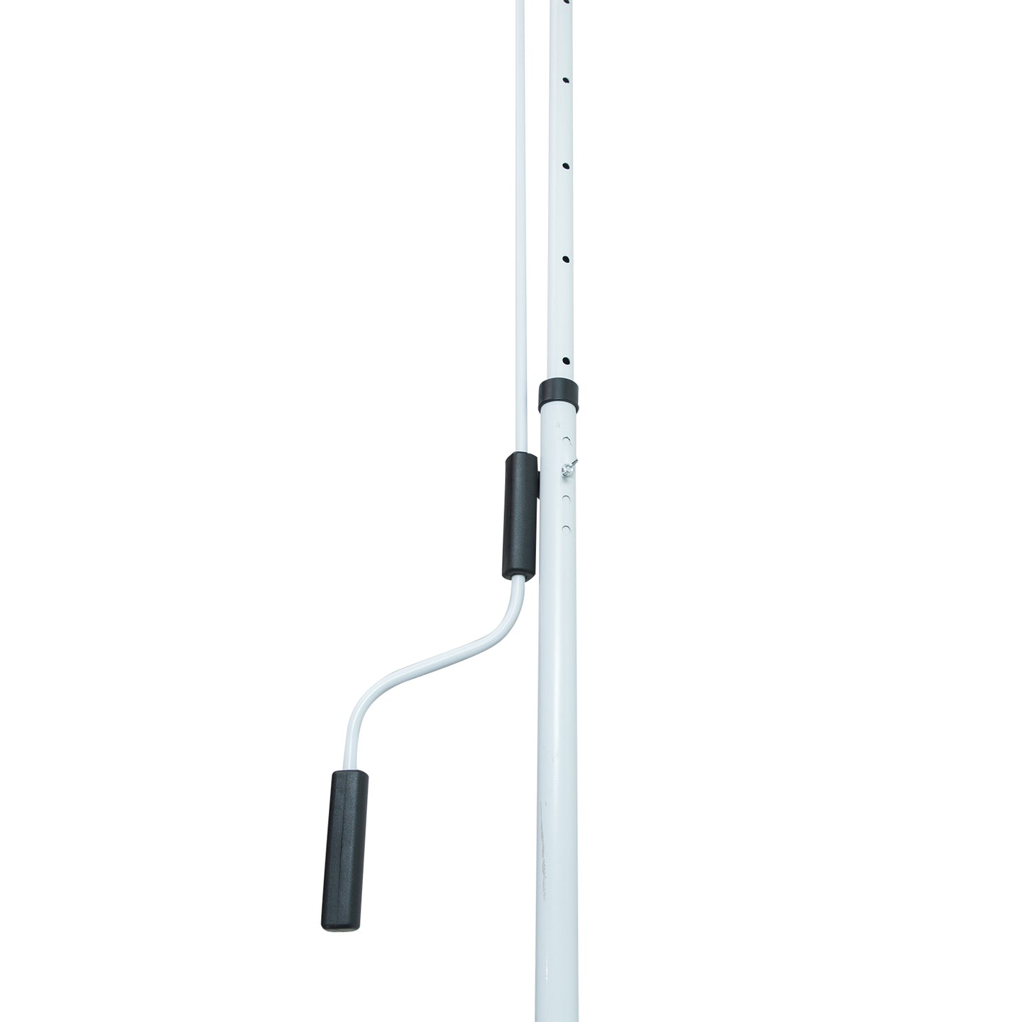 10x5ft Manual Retractable Awning, Patio Sun Shade Canopy Shelter with 5.6-9.2ft Support Pole, Water Resistant UV Protector, for Window, Door, Porch, Deck, Green