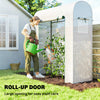 6' x 2' x 6.6' Portable Greenhouse with Roll-Up Door and Window