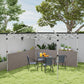 Canopy Sidewalls for 10' x 10' or 10' x 20' Pop up Canopy, 2 PCS Canopy Half Walls Only, Grey