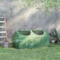 47" x 24" x 24" Portable Mini Tunnel Greenhouse Garden Planting Outdoor Flower Warm House Box with 2 Windows, Steel Frame and PE Cover, Green