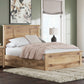 Makidern - Panel Storage Bed With Under Bed Storage Unit